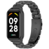 Bracelet Métal Maillons Xiaomi Mi Smart Band 8 Active / Redmi Smart Band 2 Noir