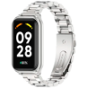 Bracelet Métal Maillons Xiaomi Mi Smart Band 8 Active / Redmi Smart Band 2 Argentée