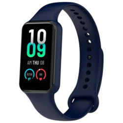 Bracelet en silicone Amazfit Band 7 Bleu foncé
