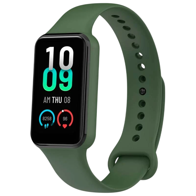 Bracelet en silicone Amazfit Band 7 Vert Foncé