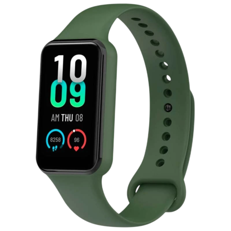 Bracelet en silicone Amazfit Band 7 Vert Foncé