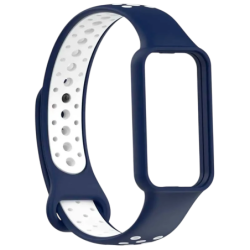 Bracelet Amazfit Band 7 Dual Color Bleu+Blanc