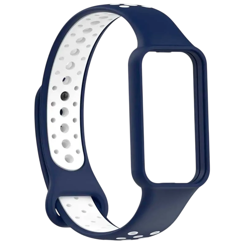 Bracelet Amazfit Band 7 Dual Color Bleu+Blanc