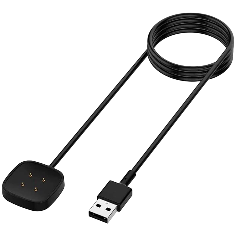 Chargeur Fitbit Versa 3 / Versa 4 Noir