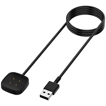 Chargeur Fitbit Versa 3 / Versa 4 Noir
