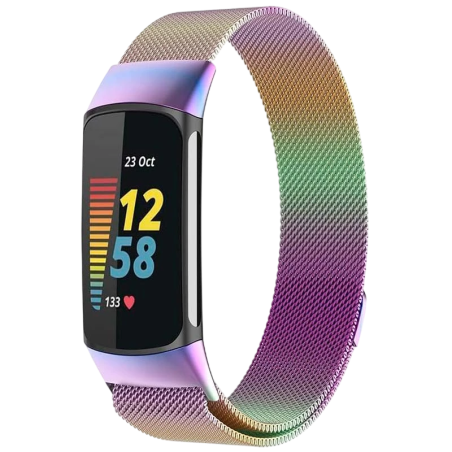 Bracelet Milanais Magnétique Fitbit Charge 5 / Charge 6 Multicolore