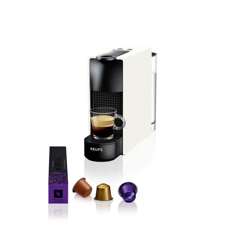 Krups Essenza Mini XN1101 Manual 1310 W 0,6 L Noir, Blanc 19 bars capsules Machine à café