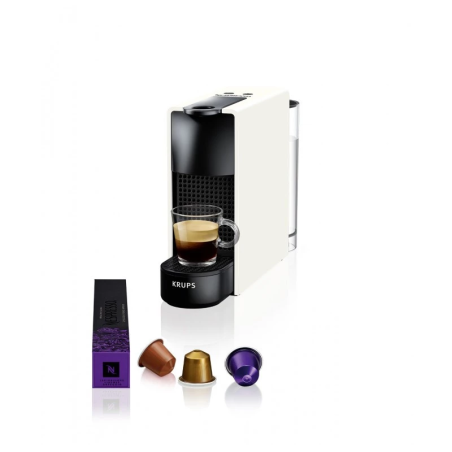 Krups Essenza Mini XN1101 Manual 1310 W 0,6 L Noir, Blanc 19 bars capsules Machine à café