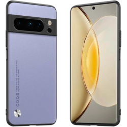 Coque en simili cuir Google Pixel 8 Pro Luxury Lavande