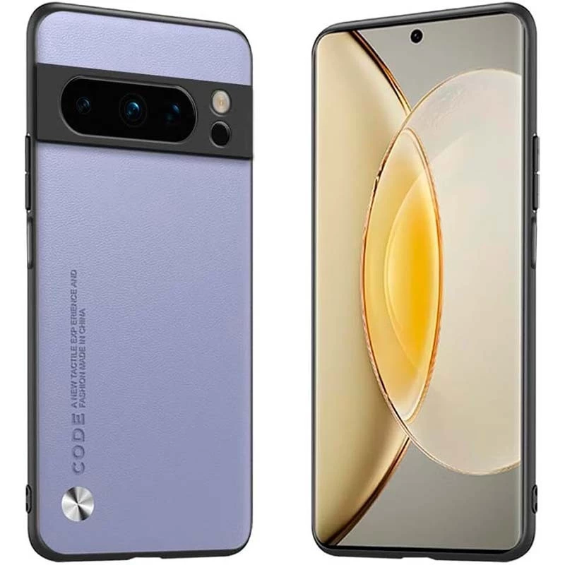 Coque en simili cuir Google Pixel 8 Pro Luxury Lavande