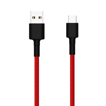 Câble tressé Xiaomi USB 3.0 vers USB Type C Rouge 1M
