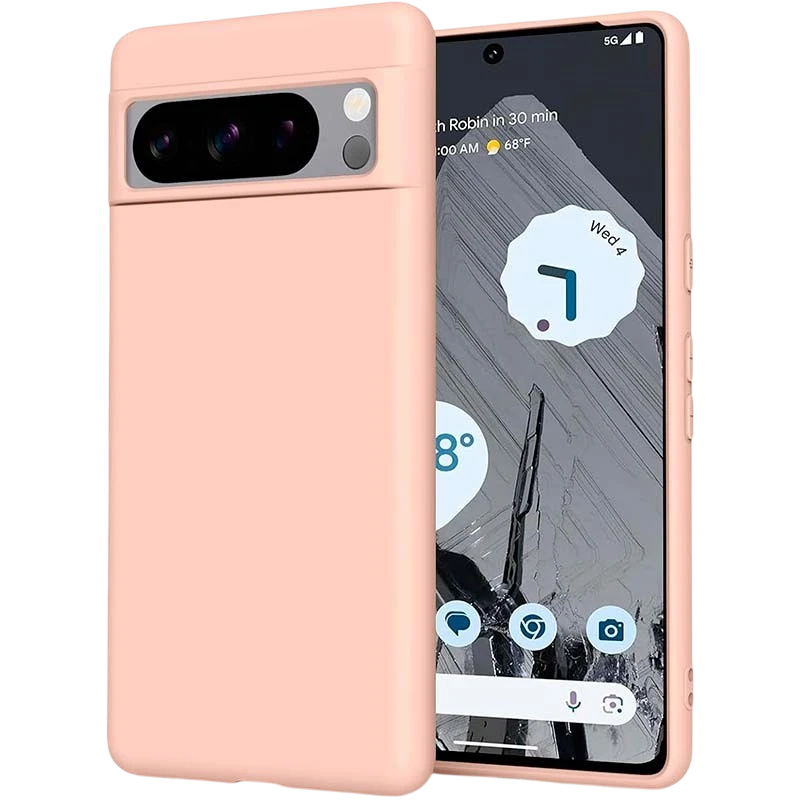 Coque en silicone Google Pixel 8 Pro Rose