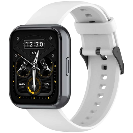 Bracelet en silicone Realme Watch 3 / 3 Pro Blanc