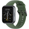 Bracelet en silicone Realme Watch 3 / 3 Pro Vert Foncé