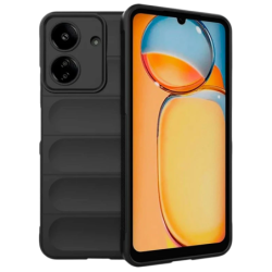 Coque en silicone Wave Xiaomi Redmi 13C / Poco C65 Noir