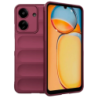 Coque en silicone Wave Xiaomi Redmi 13C / Poco C65 / Poco M6 5G Bourgogne