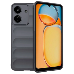 Coque en silicone Wave Xiaomi Redmi 13C / Poco C65 / Poco M6 5G Gris