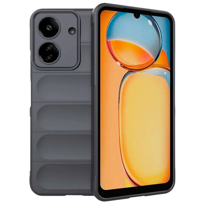 Coque en silicone Wave Xiaomi Redmi 13C / Poco C65 / Poco M6 5G Gris