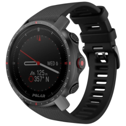 Polar Grit X Pro Noir 1,2 pouces MIP GPS 7 jours Smartwatch