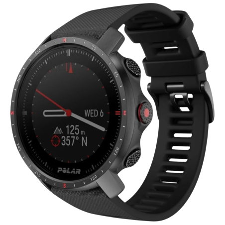 Polar Grit X Pro Noir 1,2 pouces MIP GPS 7 jours Smartwatch