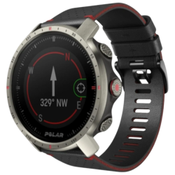 Polar Grit X Pro Titan Noir 1,2 pouces MIP GPS 7 jours Smartwatch