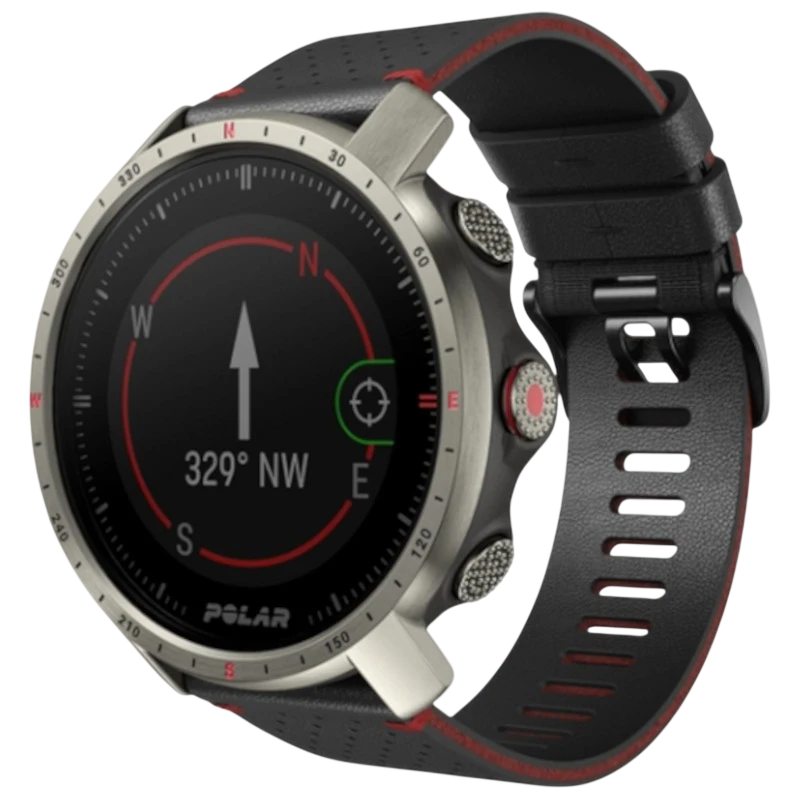 Polar Grit X Pro Titan Noir 1,2 pouces MIP GPS 7 jours Smartwatch