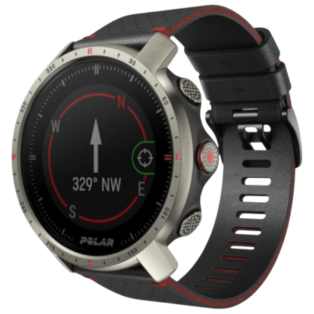 Polar Grit X Pro Titan Noir 1,2 pouces MIP GPS 7 jours Smartwatch
