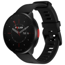 Polar Pacer Noir 1,2 pouces MIP GPS 35 jours Smartwatch