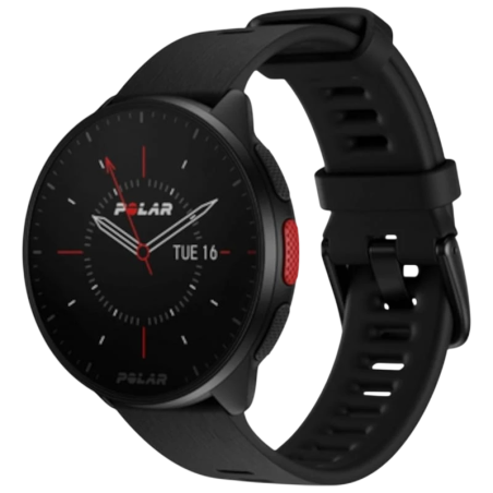 Polar Pacer Noir 1,2 pouces MIP GPS 35 jours Smartwatch