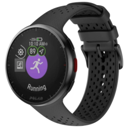Polar Pacer Pro Gris 1,2 pouces MIP GPS 7 jours Smartwatch