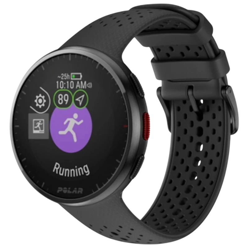Polar Pacer Pro Gris 1,2 pouces MIP GPS 7 jours Smartwatch