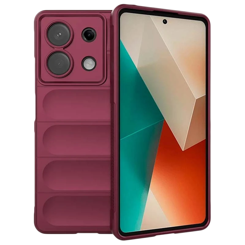 Coque en silicone Wave Xiaomi Redmi Note 13 5G Bourgogne