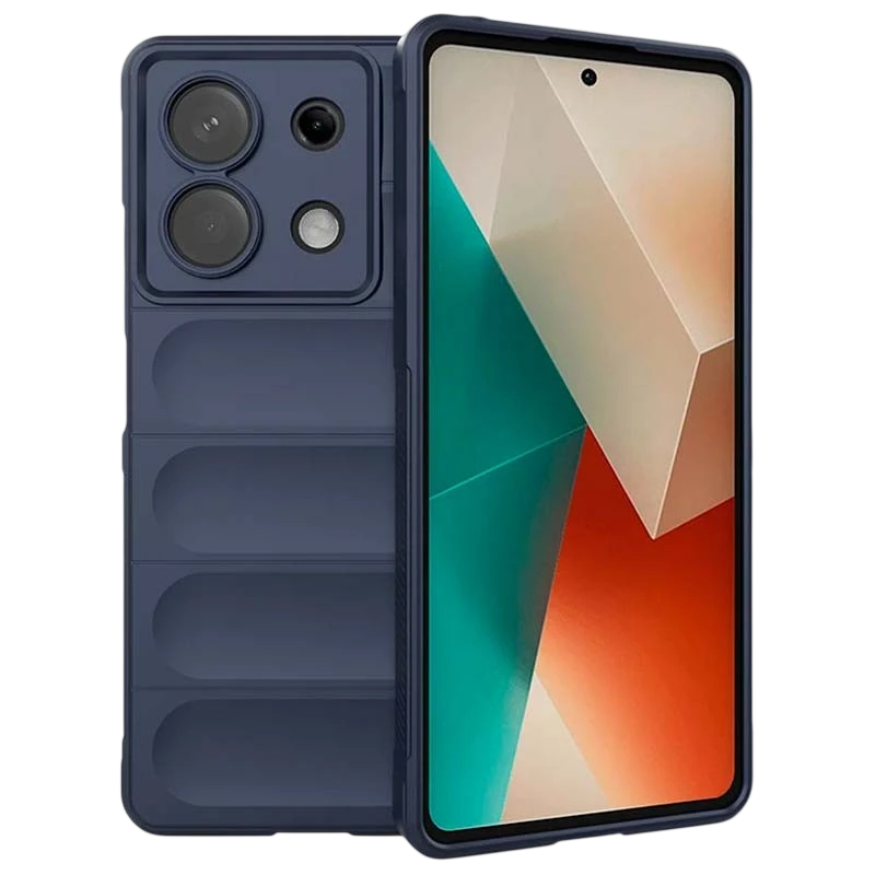 Coque en silicone Wave Xiaomi Redmi Note 13 5G Bleu Foncé