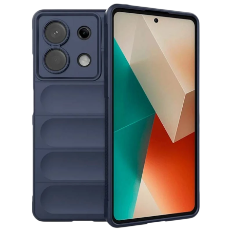 Coque en silicone Wave Xiaomi Redmi Note 13 5G Bleu Foncé