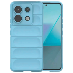 Coque en silicone Wave Xiaomi Redmi Note 13 Pro 5G / Poco X6 5G Bleu Clair