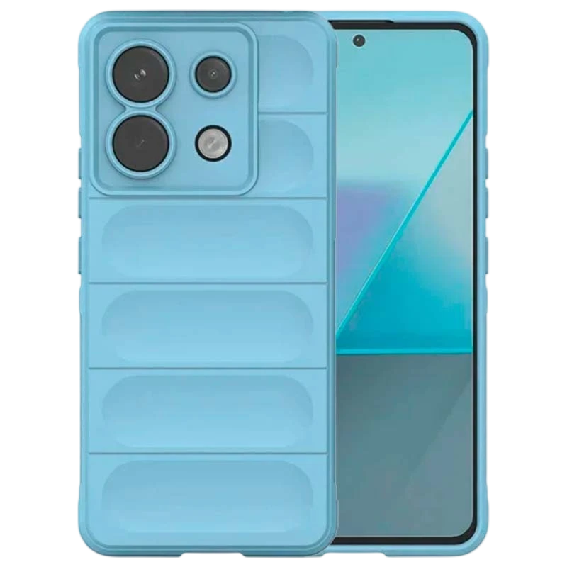Coque en silicone Wave Xiaomi Redmi Note 13 Pro 5G / Poco X6 5G Bleu Clair