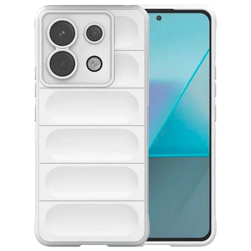 Coque en silicone Wave Xiaomi Redmi Note 13 Pro 5G / Poco X6 5G Blanc