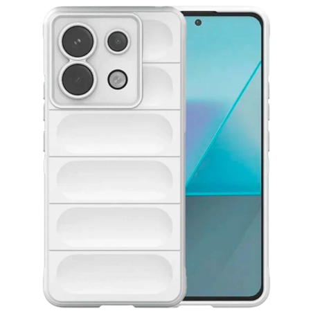 Coque en silicone Wave Xiaomi Redmi Note 13 Pro 5G / Poco X6 5G Blanc