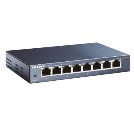 TP-LINK TL-SG108 avec 8 ports à 10/100/1000 Mbps Switch de bureau