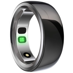 HiFuture Future Ring/57mm Noir Bluetooth Bague connectée