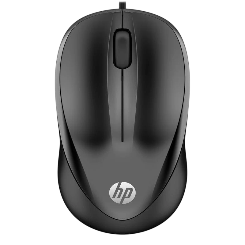 HP 1000 Noir USB 1200 DPI 3 boutons 70 g Souris