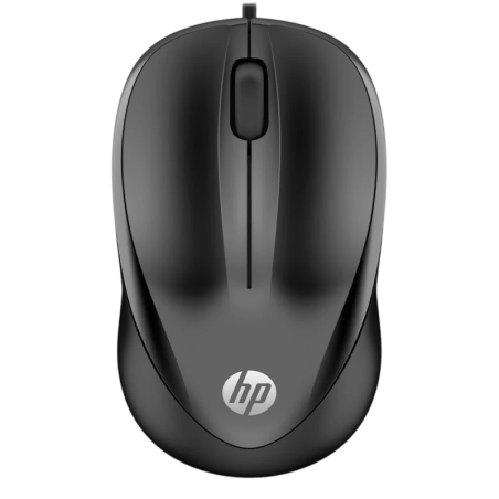 HP 1000 Noir USB 1200 DPI 3 boutons 70 g Souris