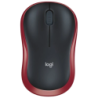 Logitech M185 Rouge/Noir 1000 DPI 3 boutons 2.4GHz 75 g Souris