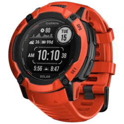 Garmin Instinct 2X 50 mm Solar Rouge 1,1 pouces MIP GPS NFC 10ATM Smartwatch