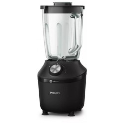 Philips 3000 series HR2291/01 600 W 2 L Noir 2 vitesses acier inoxydable Blender
