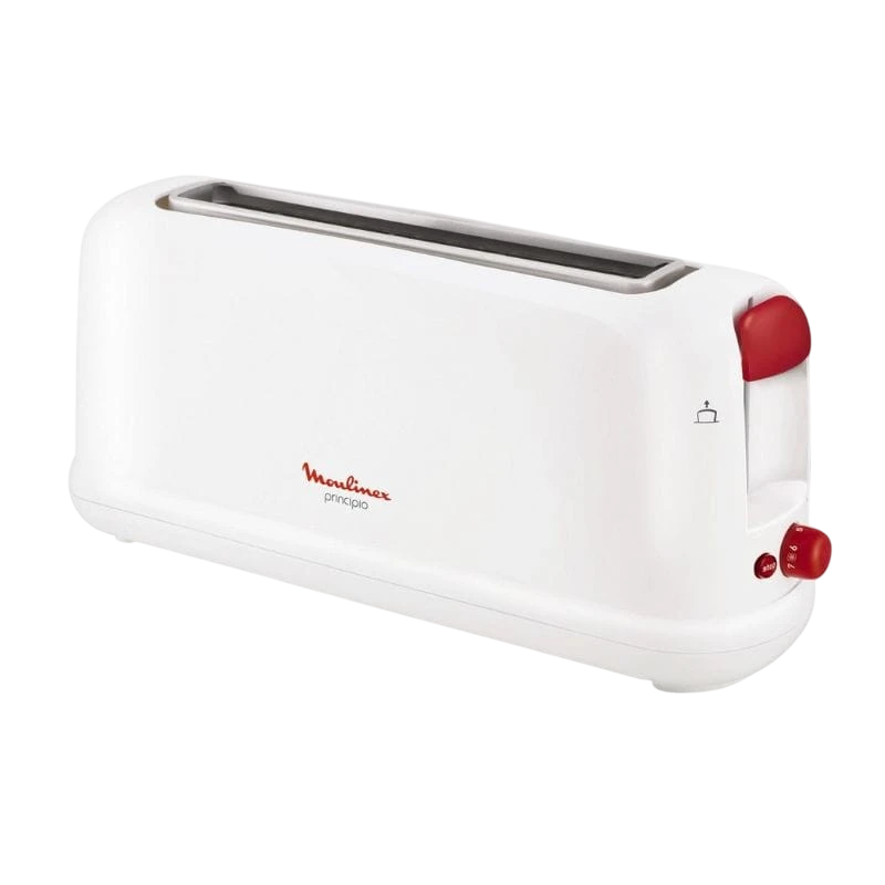 Moulinex LS160111 1000 W Blanc Rouge 2 fentes Grille-pain