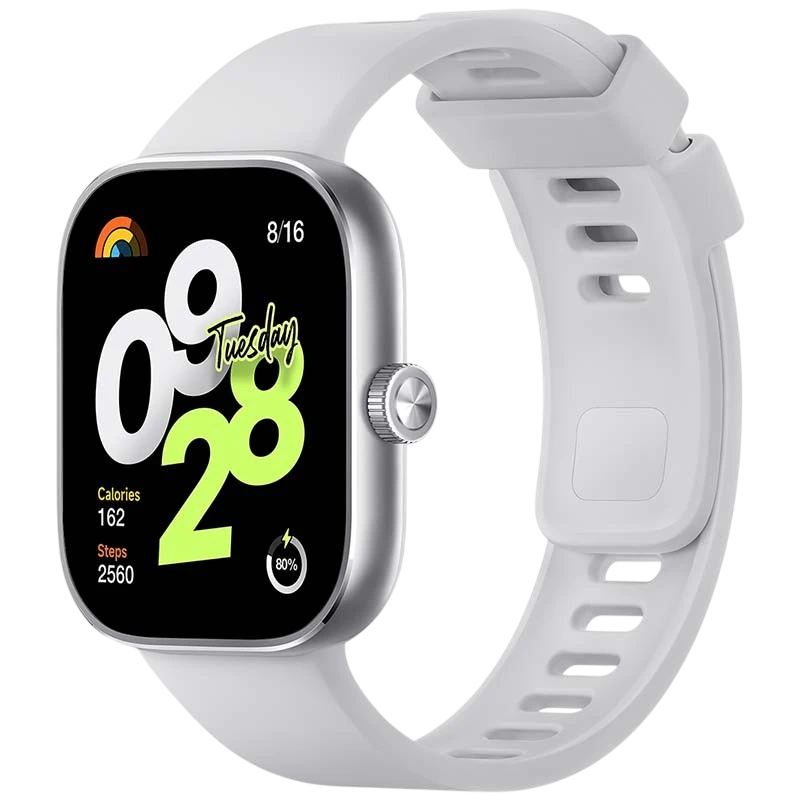 Xiaomi Redmi Watch 4 Argent 1,97 pouces AMOLED GPS 30 jours +150 sports 5ATM