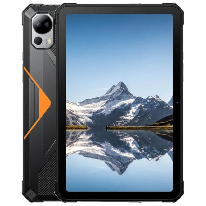 Fossibot DT1 8GB/256GB Orange Rugged IP68/IP69K 10,4 pouces LCD 48MP 11000mAh Tablette