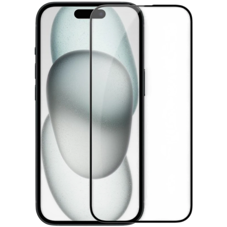 Protecteur d'écran en verre trempé iPhone 15 Full Screen 3D