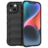 Coque en silicone Wave iPhone 15 Noir